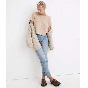 Madewell The Petite Curvy Perfect Vintage Jean in Heathcote Wash 25P